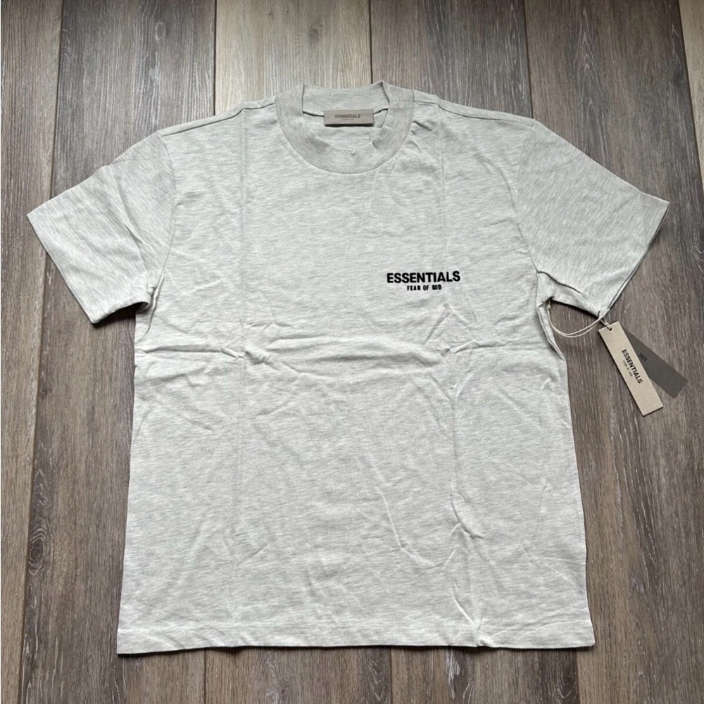 Essentials Fear of God Light Oatmeal T-Shirt NEW